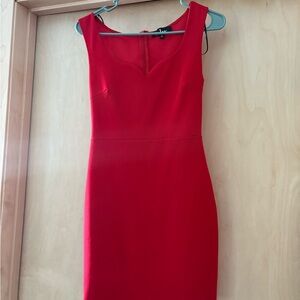 Lulu's Bold Red Mini Dress